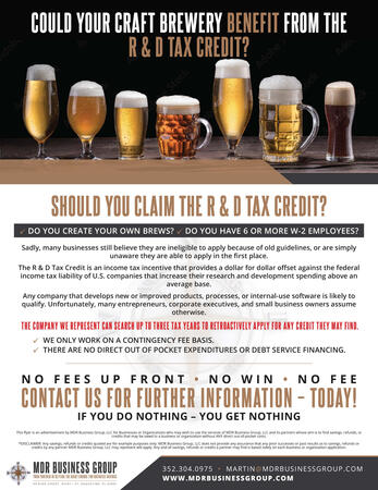 R&amp;D Tax Credit Flyer