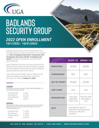 BSG Info Sheet